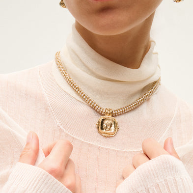 Collier Bellina Romana strass