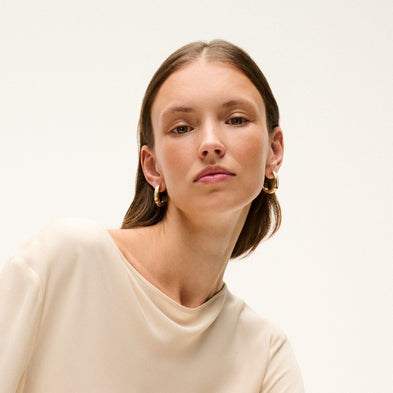 Boucles d'oreilles créoles Suerte