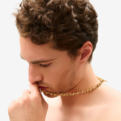 Collier Atik chaîne doré