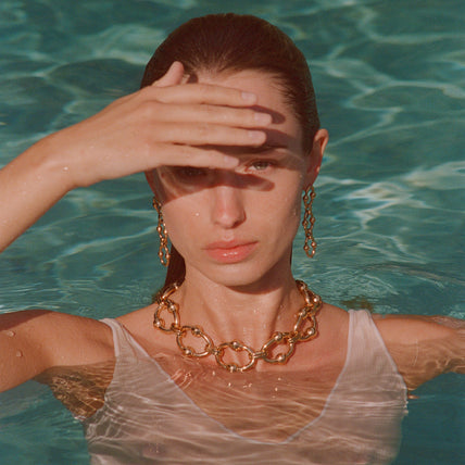 Collier Rivage très grand modèle doré