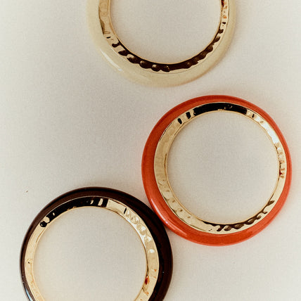 Bracelet Selva doré - Ivoire