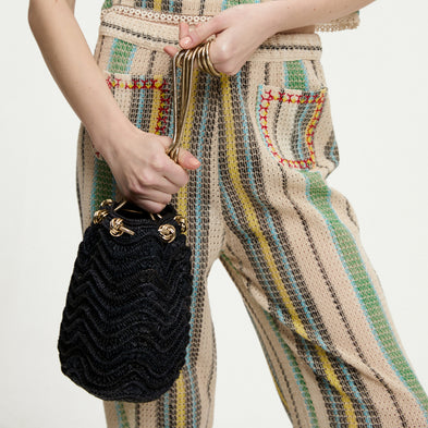 Sac bourse Soul Palmiers - Noir
