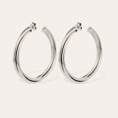Boucles d'oreilles créoles Atik grand modèle