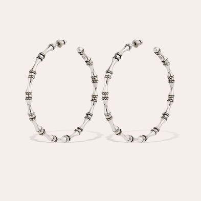 Boucles d'oreilles Bambou grand modèle