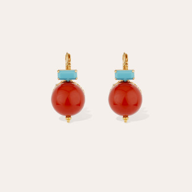 Boucles d'oreilles Décalcia dorées