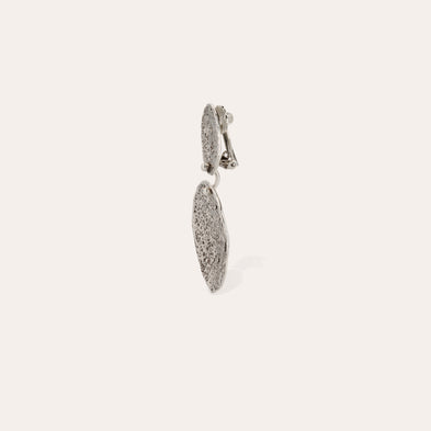 Boucles d'oreilles Eclipse grand modèle argentées