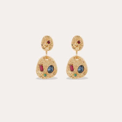 Boucles d'oreilles Eclipse petit modèle strass