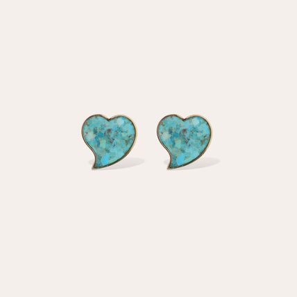 Boucles d'oreilles puces Mirage Coeur petit modèle