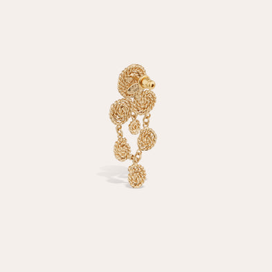 Boucles d'oreilles Mistral petit modèle - Œil de Tigre