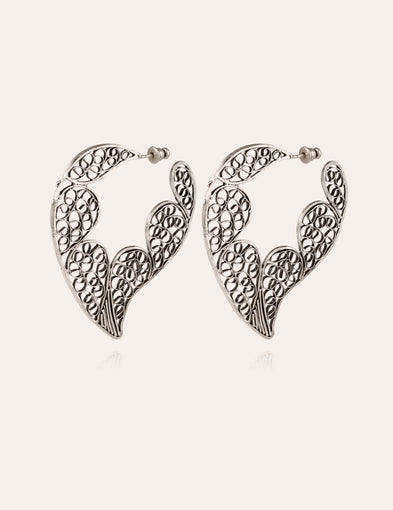 Boucles d'oreilles Paule argentées
