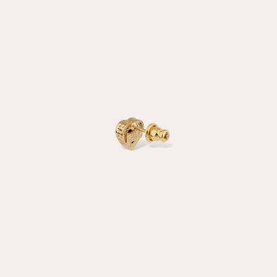 Boucles d'oreilles puce Amore - Cornaline