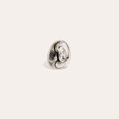 Boucles d'oreilles puces Diva petit modèle argentées