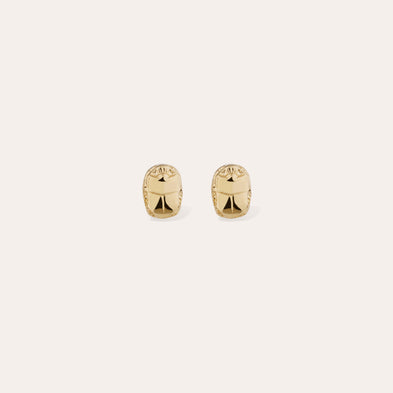 Scaramouche Gold Stud Earrings