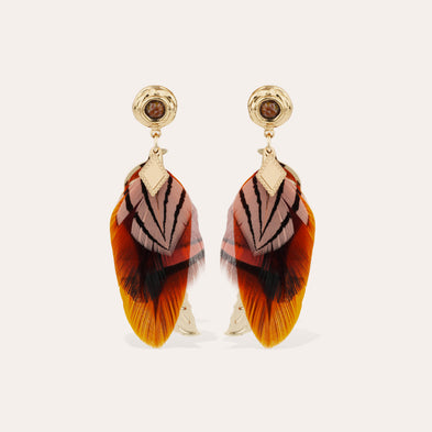 Boucles d'oreilles Sao dorées