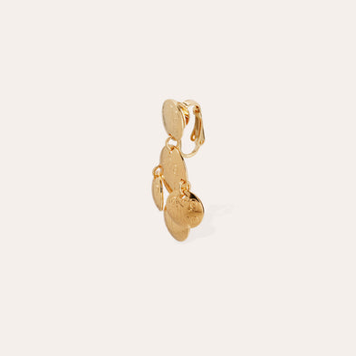 Boucles d'oreilles Sequin Diva dorées