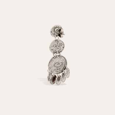 Boucles d'oreilles Sequin trois rangs