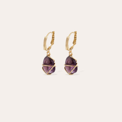 Pendientes Tao Rainbow - Amatista