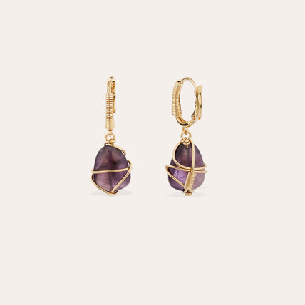 Pendientes Tao Rainbow - Amatista