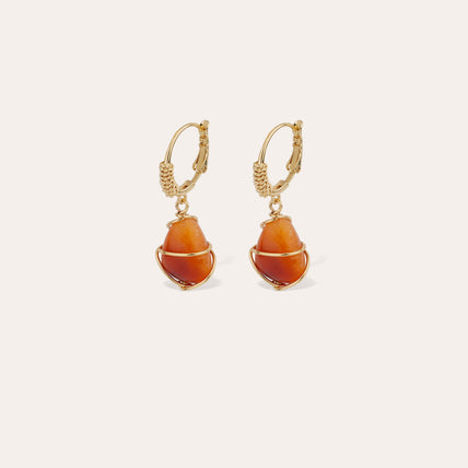 Pendientes Tao Rainbow - Cornalina