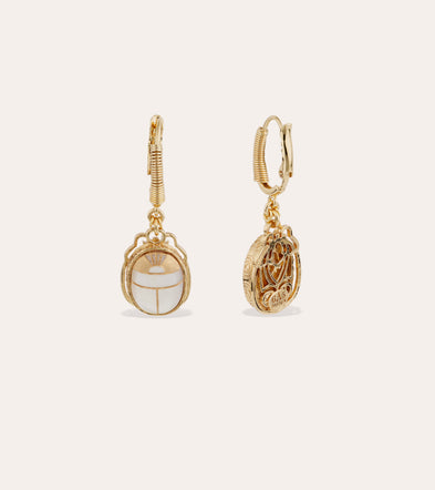 Tao Scaramouche Earrings - White Mother-of-Pearl