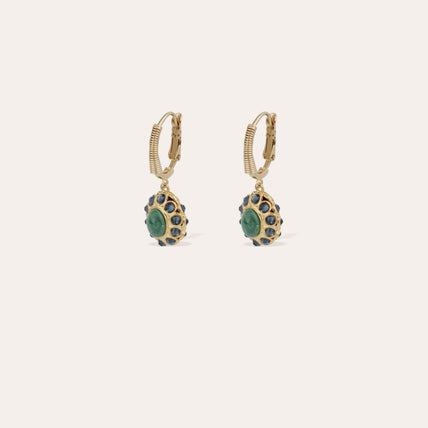 Orecchini Tao Splash - Malachite