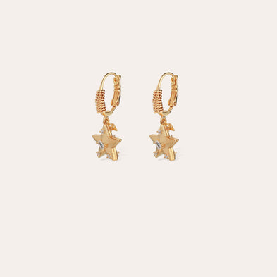 Boucles d'oreilles Tao Stella strass