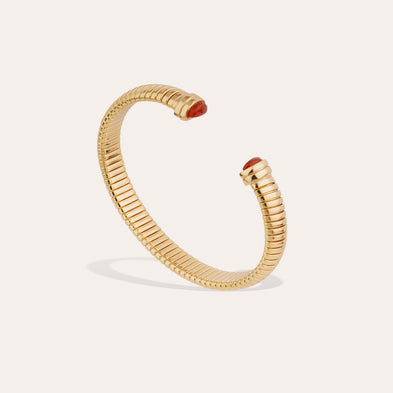 Bracelet jonc Antigone - Cornaline