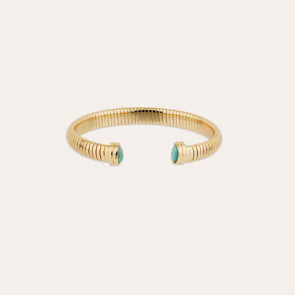 Pulsera rígida Antigone - Turquesa