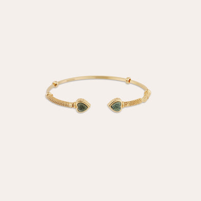 Bracelet jonc Duality Amore - Jaspe Kambaba