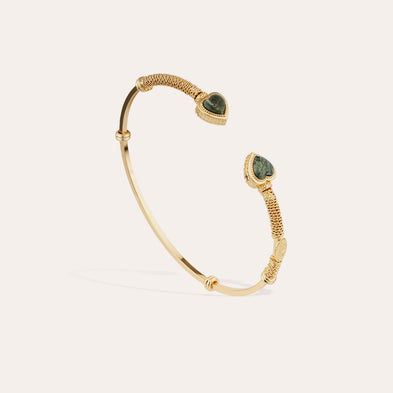 Bracelet jonc Duality Amore - Jaspe Kambaba