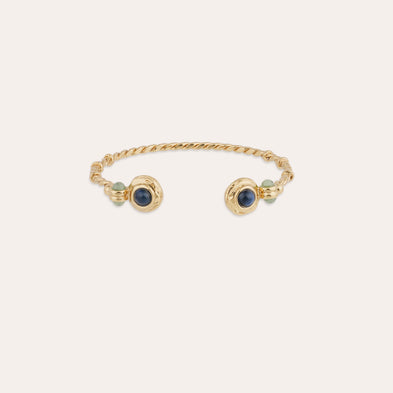 Bracelet jonc Amarante torsade mini
