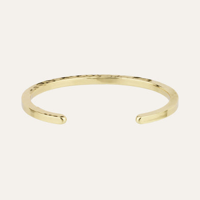 Bracelet Eliot martelé doré