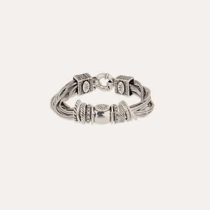 Pulsera Jos plateada