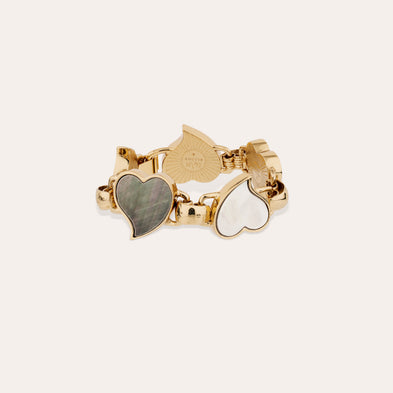 Mirage Heart Multi-Gold Bracelet