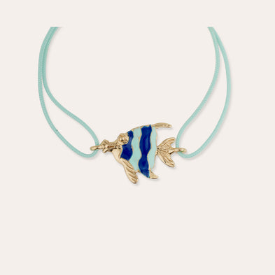 Pulsera tipo eslabón «Angelfish» esmaltada