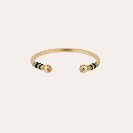 Gold Rhinestone Sari Bracelet