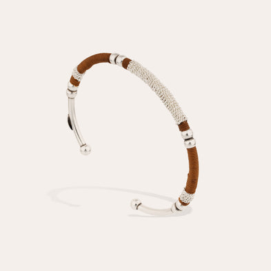 Bracelet jonc Zanzibar homme grand modèle