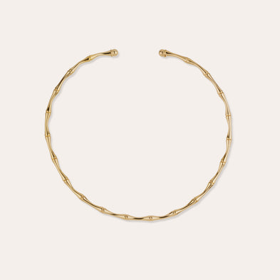 Collier Bambou doré