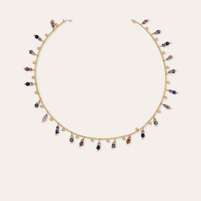 Collier Tangerine - Améthyste & Rhodonite
