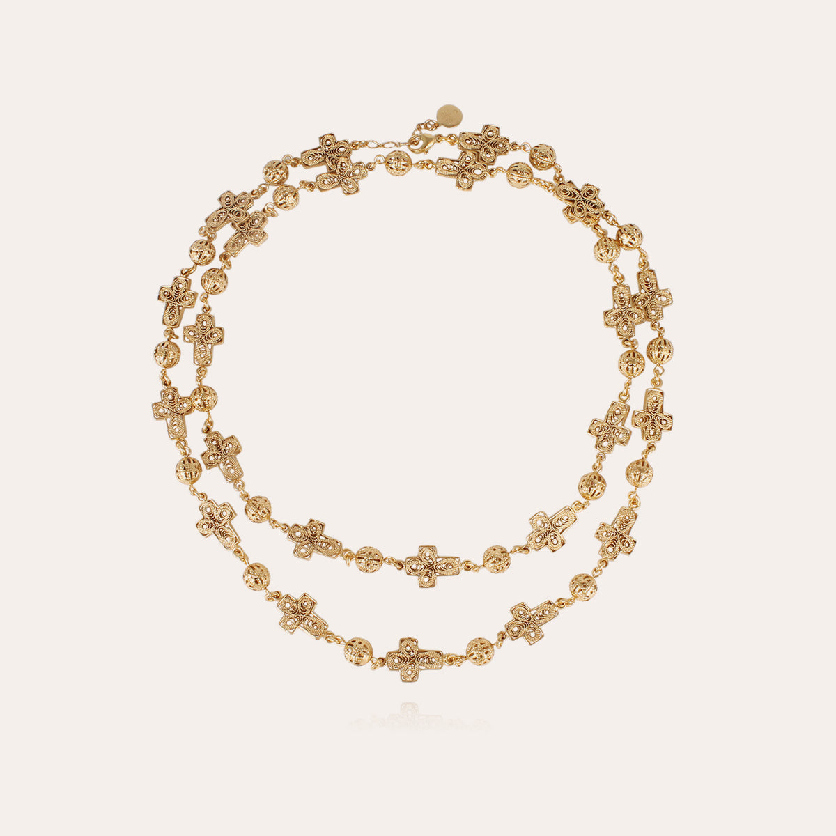 アクセサリー yasu1107 Yuca Gold Cross Long Necklace – Gas Bijoux