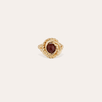 Anillo Atika - Madera silicificada