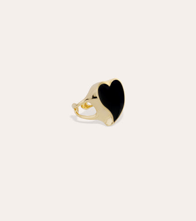 Bague Mirage émail - Noir