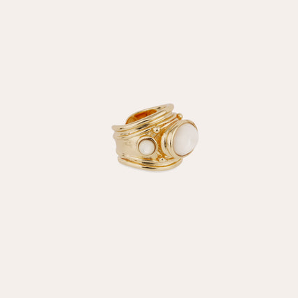 Anillo Simone - Nácar blanco