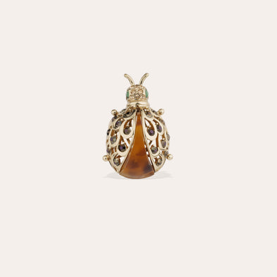 Broche coccinelle grand modèle