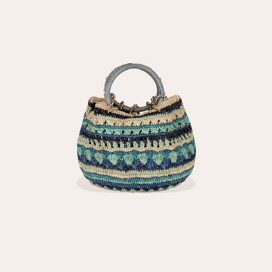 Sac Bourse Picot raphia