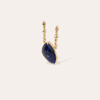 Pendentif serti doré - Saphir