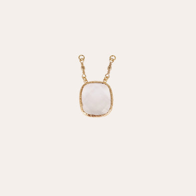 Pendentif Serti doré - Cristal