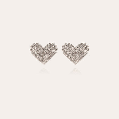 Boucles d'oreilles Ava argentées