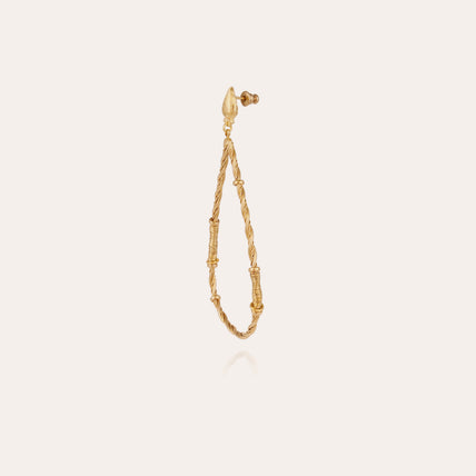 Pendientes Bibi « Torsade » dorados