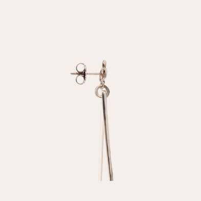 Boucles d'oreilles Bibi mini argentées